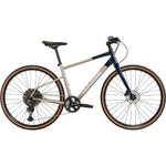 Cannondale Quick 1 hybrid bike in meteor gray with blue accent colorway