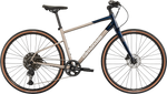 Cannondale Quick 1 hybrid bike in meteor gray with disc brakes