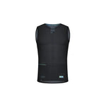 Gobik black mesh base layer sleeveless cycling undershirt with textured fabric