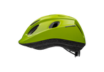 Cannondale Quick Junior kids bike helmet in bright highlighter green with ventilation holes