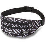 Dakine Classic Hip Pack in black and white reflective pattern with adjustable belt