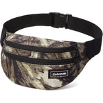 Dakine camouflage hip pack with black strap and multiple zip compartments