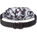 Dakine Classic Hip Pack with black and white feather reflective pattern and adjustable strap