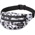 Dakine Classic Hip Pack in black and white reflective tie-dye pattern with adjustable strap