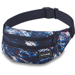 Dakine hip pack with blue digital camo pattern and adjustable black strap
