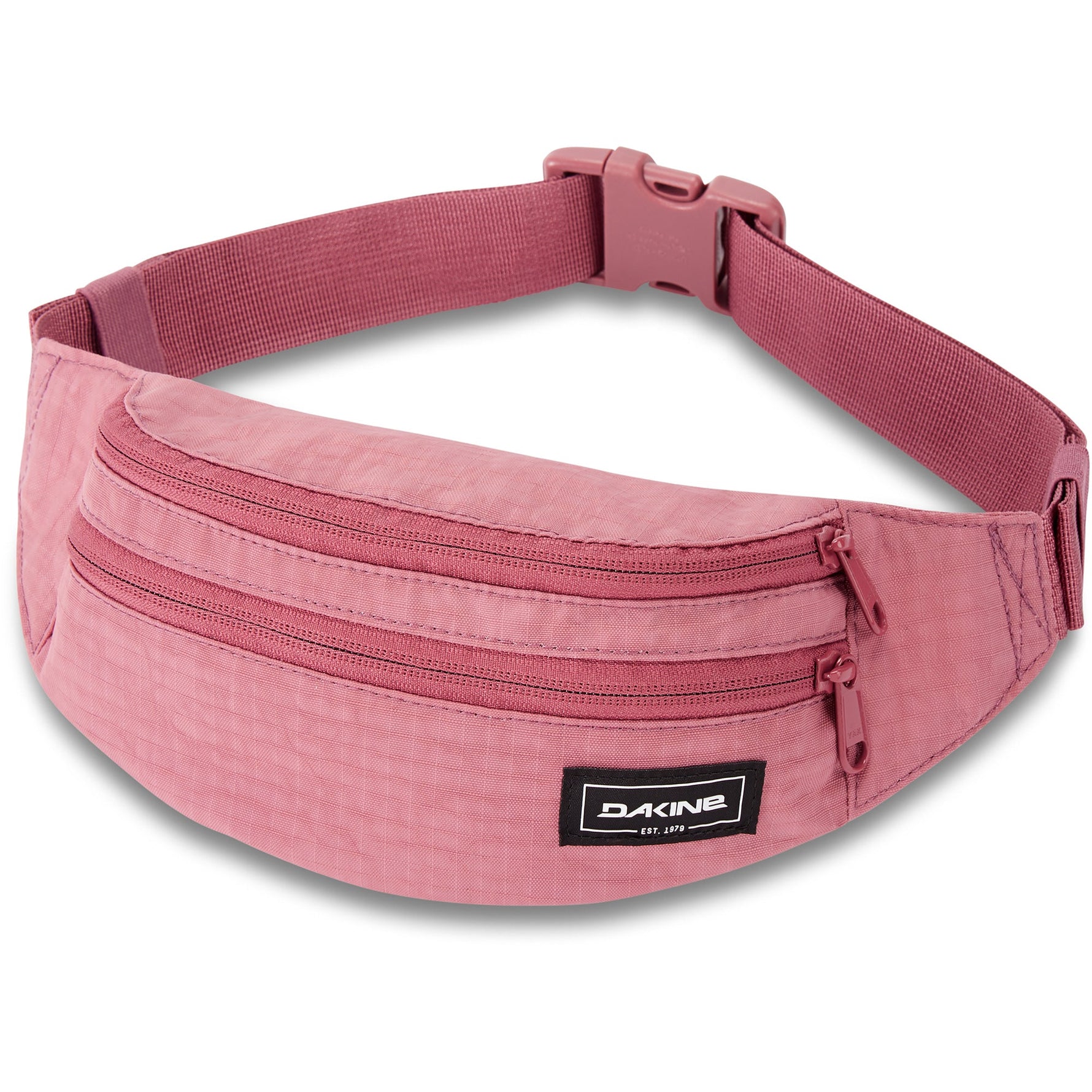 Pink Dakine Classic Hip Pack with adjustable strap and multiple zippered compartments