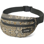 Dakine hip pack with digital camouflage pattern and black adjustable strap