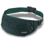 Dakine dark green hip pack with adjustable strap and zippered compartments