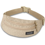 Dakine Classic Hip Pack in beige with reflective white dot pattern