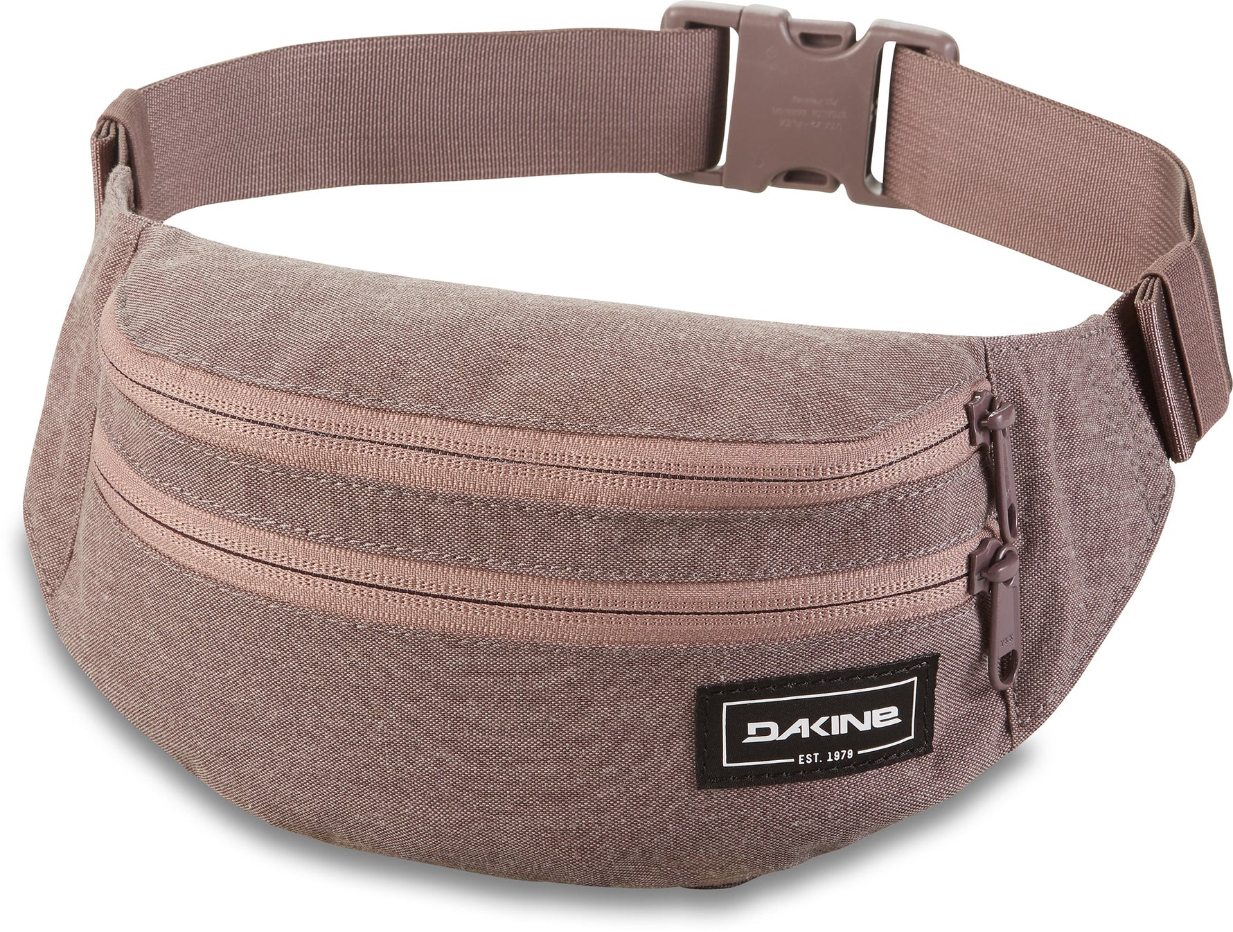 Brown Dakine Classic Hip Pack with adjustable waist strap and multiple zipper compartments