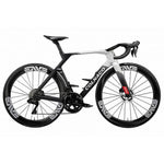 Colnago Y1Rs aero road bike with white frame, black accents, and ENVE wheels