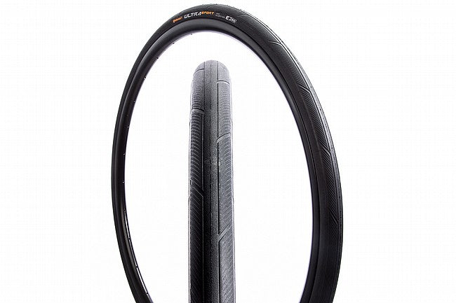 Continental Ultra Sport III tire with wire bead in black color