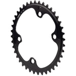 Shimano FC-R9200 40T chainring in black with five-bolt mounting pattern
