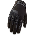 Dakine Cross X men's full-finger mountain bike glove in solid black with grip reinforcements