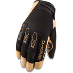 Dakine Cross X men's mountain bike glove in black and tan leather colorway