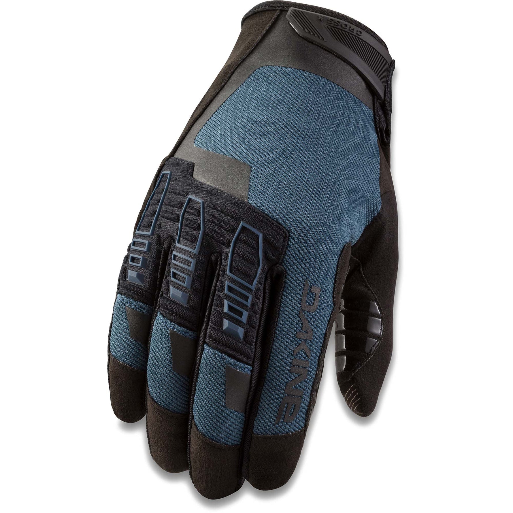 Dakine Cross X Men's full-finger cycling glove in midnight blue and black