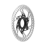 Campagnolo 160mm AFS 03 disc brake rotor with silver finish and black spider