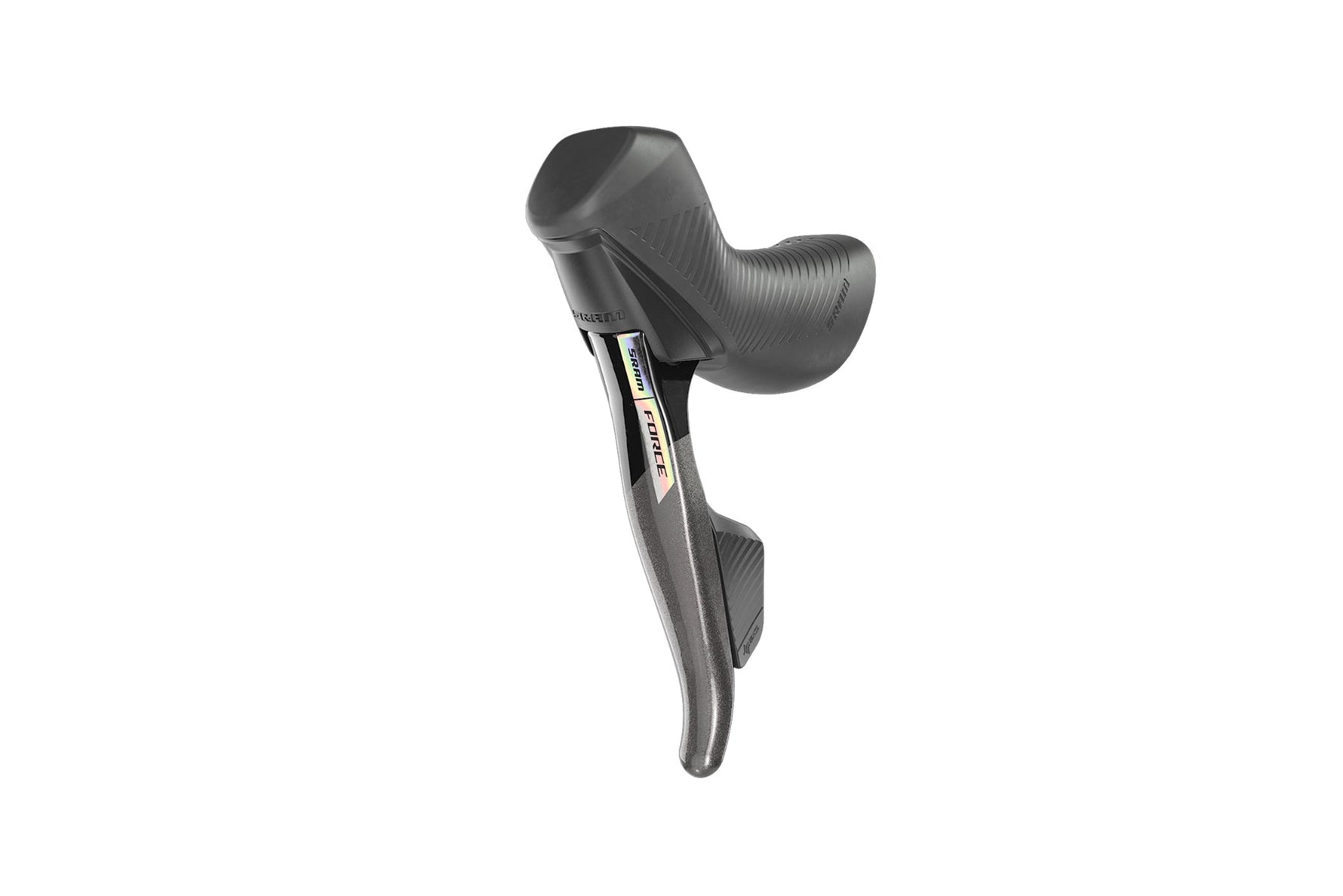 SRAM Force AXS hydraulic disc brake shifter lever in dark grey finish