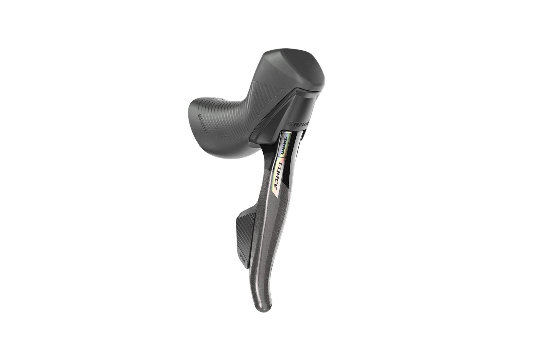 SRAM Force AXS hydraulic disc brake shifter lever in dark grey finish