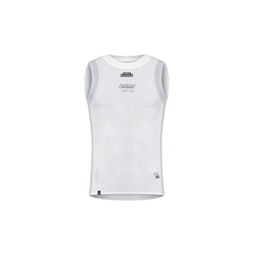 Gobik Second Skin white mesh base layer sleeveless cycling undershirt