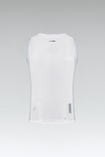 Gobik Second Skin white mesh base layer sleeveless cycling undershirt