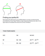 Kask Nirvana Aero Road Helmet in Cherry Burst red-orange gradient colorway