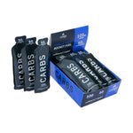 Carbs Fuel Caffeinated Original energy gel box with 12 black packets containing 50g carbohydrates and 100mg caffeine