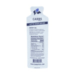 Carbs Fuel Original Energy Gel single packet in light blue and navy design