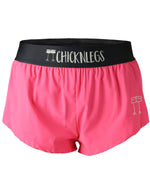 Chicknlegs Women's Neon Pink 1.5" Split Shorts - XS