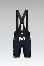 Gobik Limited 6.0 men's cycling bib shorts in Movistar team navy colorway
