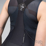 Gobik Absolute 6.0 women's cycling bib shorts in black with textured panels