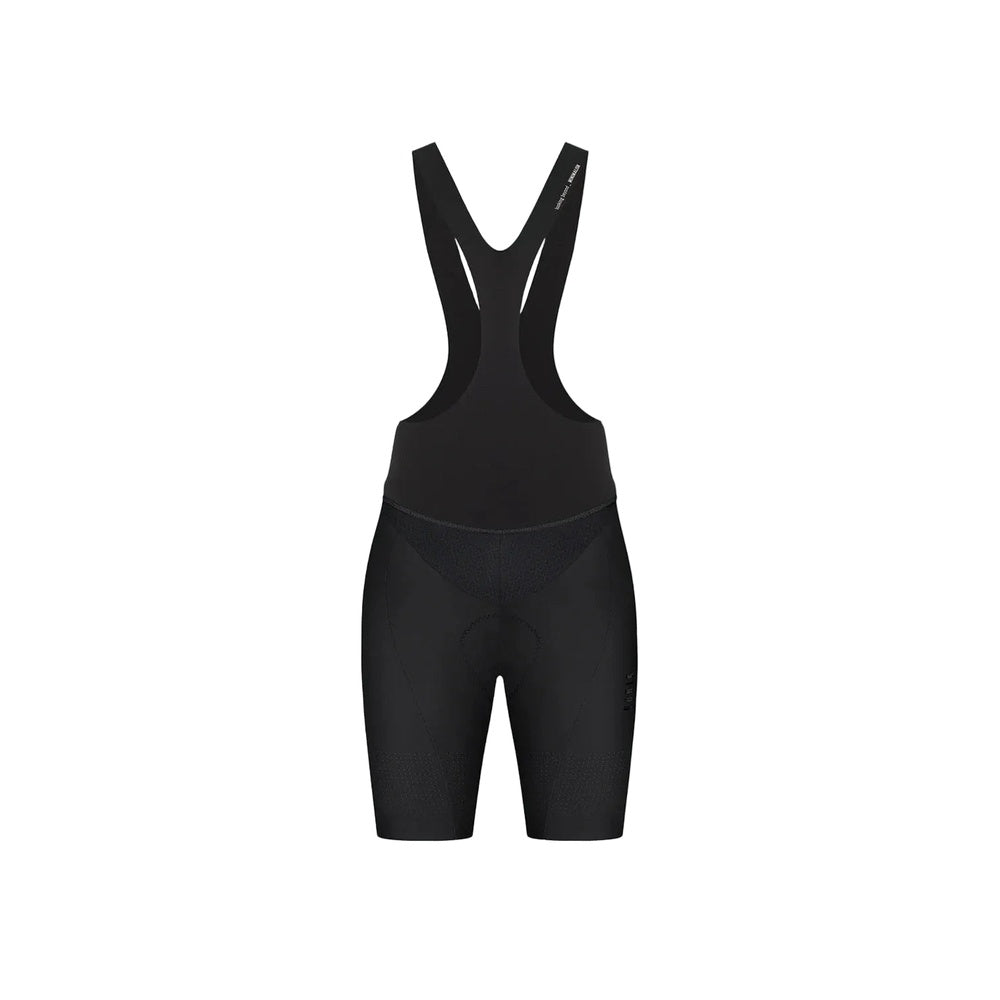 Gobik Ultralite women's cycling bib shorts in black with shoulder straps