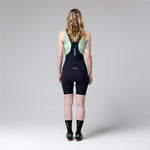 Gobik Matt Women's Bib Shorts in Ultrablue - back view showing fit and design details