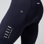 Gobik Matt 2.0 Compact Bib Shorts in navy blue showing logo and branding details