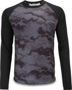 Dakine Dropout long sleeve jersey in dark ash camouflage with black raglan sleeves