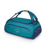 Osprey Daylite Duffel bag in teal and navy blue colorway