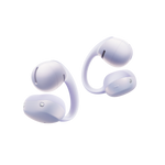 Shokz OpenDots Air true wireless earbuds in light purple lavender colorway, pair shown