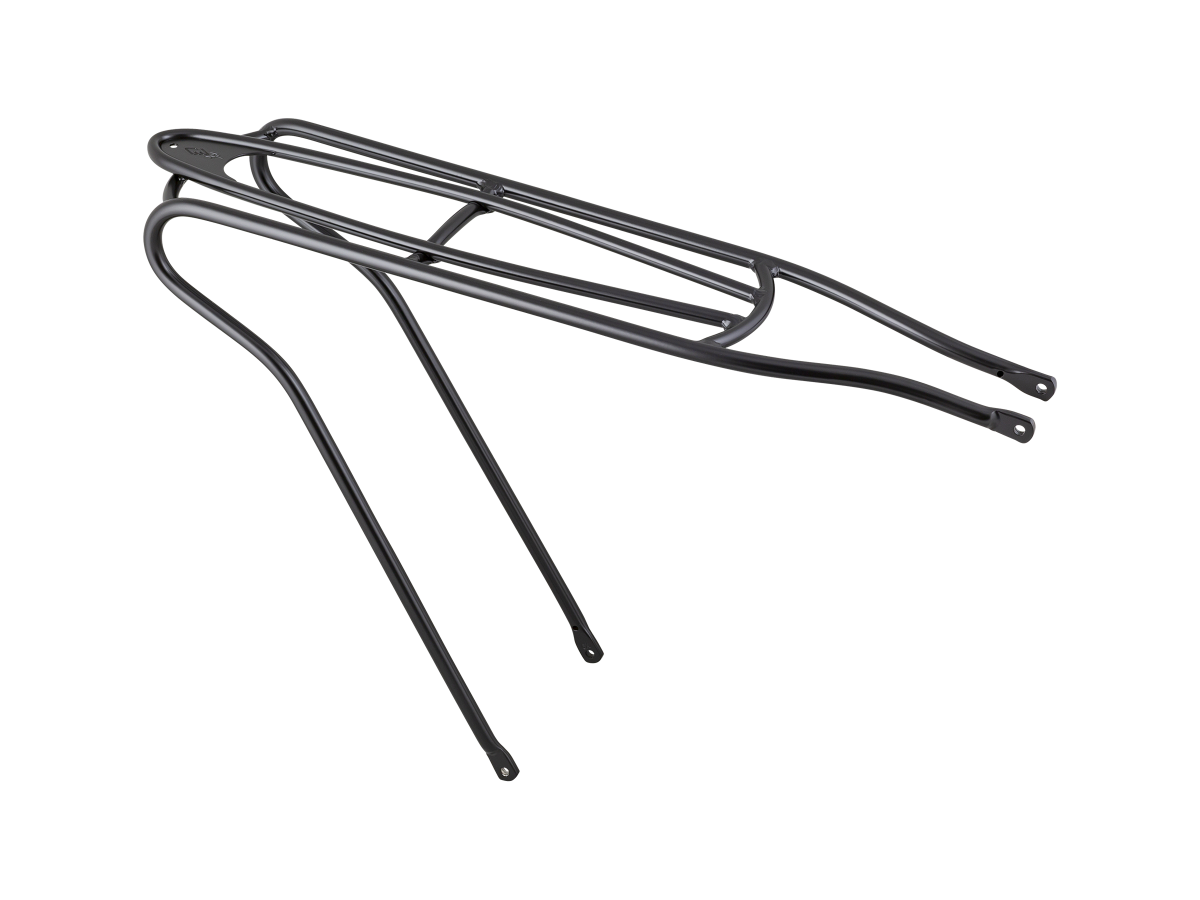 Electra Cruiser Classic aluminum bike rack in dark grey finish