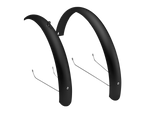 Electra Townie aluminum bicycle fender set in matte black with mounting hardware