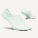 Feetures Elite Light Cushion Invisible no-show socks in Ice mint green color