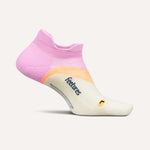 Feetures Elite Light Cushion Tab sock in Propulsion Pink with gradient design