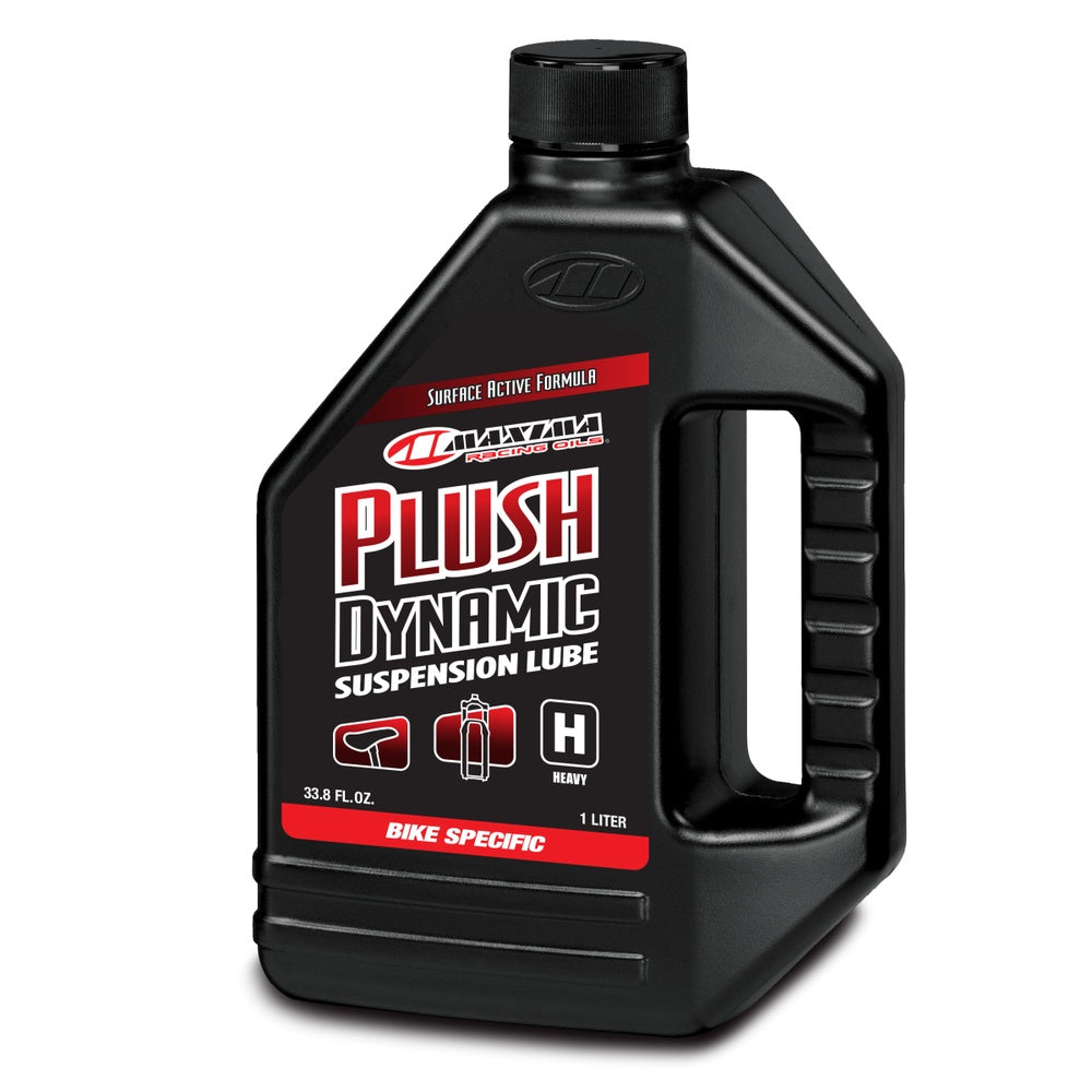 Maxima Racing Oils Plush Dynamic Heavy Suspension Lube 1 liter black bottle