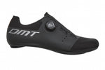 DMT KR4 Road Cycling Shoe in black with silver accents and BOA closure system