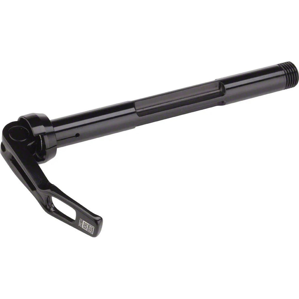 Black SRAM RockShox Maxle Stealth 15x100mm front thru axle with lever handle