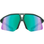 KOO HYPE cycling sunglasses in forest green matte with green mirror lenses