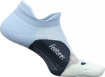 Feetures Elite Max Cushion Tab running sock in lavender blue with navy accents