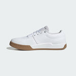 Five Ten Freerider Pro MTB shoe in light grey and white with gum rubber sole