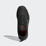 Five Ten Trailcross LT men's shoe in grey and black with coral accents