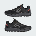 Five Ten Trailcross LT men's trail running shoes in black with grey and red accents