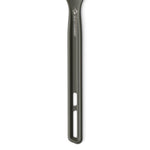 Sea to Summit olive green ultralight spork with long handle on white background